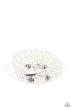 Load image into Gallery viewer, oak-sisters-jewelry-exquisitely-elegant-white-bracelet-paparazzi-accessories-by-lisa

