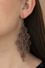 Load image into Gallery viewer, Paparazzi 🔆 The Shakedown - Copper Earrings
