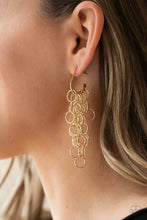 Load image into Gallery viewer, Paparazzi 🔆Long Live The Rebels - Gold Earrings
