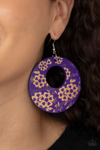 Load image into Gallery viewer, Paparazzi 🔆Galapagos Garden Party - Purple Earrings
