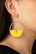 Load image into Gallery viewer, Paparazzi 🔆Island Breeze - Yellow Earrings
