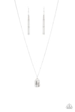 Load image into Gallery viewer, oak-sisters-jewelry-faith-over-fear-silver-necklace-paparazzi-accessories-by-lisa
