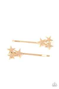 oak-sisters-jewelry-suddenly-starstruck-gold-hair clip-paparazzi-accessories-by-lisa