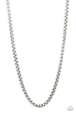 oak-sisters-jewelry-combat-zone-silver-mens necklace-paparazzi-accessories-by-lisa