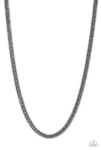 Load image into Gallery viewer, oak-sisters-jewelry-valiant-victor-black-mens necklace-paparazzi-accessories-by-lisa
