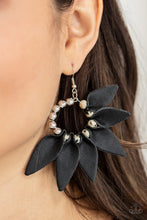 Load image into Gallery viewer, Paparazzi 🔆 Flower Child Fever - Black Earrings
