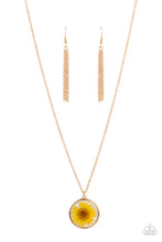 Load image into Gallery viewer, oak-sisters-jewelry-prairie-promenade-yellow-necklace-paparazzi-accessories-by-lisa
