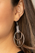 Load image into Gallery viewer, Paparazzi 🔆Fearless Fusion - Silver Earrings
