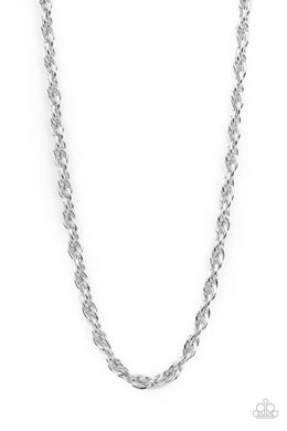 oak-sisters-jewelry-extra-entrepreneur-silver-mens necklace-paparazzi-accessories-by-lisa