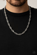 Load image into Gallery viewer, Paparazzi 🔆 Extra Entrepreneur - Silver Mens Necklace
