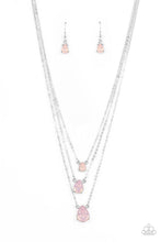 Load image into Gallery viewer, oak-sisters-jewelry-dewy-drizzle-pink-necklace-paparazzi-accessories-by-lisa
