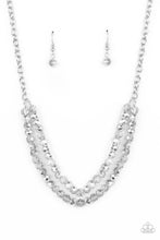 Load image into Gallery viewer, oak-sisters-jewelry-may-the-fierce-be-with-you-silver-necklace-paparazzi-accessories-by-lisa
