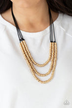 Load image into Gallery viewer, Paparazzi 🔆RING to Reason - Gold Necklace
