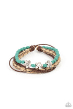 Load image into Gallery viewer, oak-sisters-jewelry-raffia-remix-blue-bracelet-paparazzi-accessories-by-lisa
