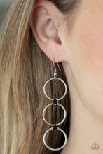 Load image into Gallery viewer, Paparazzi 🔆 Refined Society - Black Earrings
