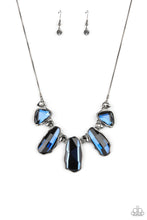 Load image into Gallery viewer, oak-sisters-jewelry-cosmic-cocktail-blue-necklace-paparazzi-accessories-by-lisa
