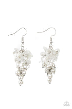 Load image into Gallery viewer, oak-sisters-jewelry-bountiful-bouquets-white-earrings-paparazzi-accessories-by-lisa
