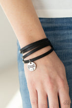 Load image into Gallery viewer, Paparazzi 🔆 Wonderfully Worded - Black Bracelet
