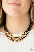 Load image into Gallery viewer, Paparazzi 🔆 Lock, Stock, and SPARKLE - Gold Necklace
