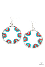 Load image into Gallery viewer, oak-sisters-jewelry-off-the-rim-blue-earrings-paparazzi-accessories-by-lisa
