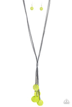 Load image into Gallery viewer, oak-sisters-jewelry-tidal-tassels-green-necklace-paparazzi-accessories-by-lisa

