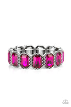 Load image into Gallery viewer, oak-sisters-jewelry-studded-smolder-pink-bracelet-paparazzi-accessories-by-lisa
