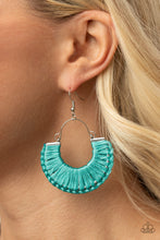 Load image into Gallery viewer, Paparazzi 🔆 Threadbare Beauty - Blue Earrings
