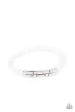 Load image into Gallery viewer, oak-sisters-jewelry-family-is-forever-white-bracelet-paparazzi-accessories-by-lisa
