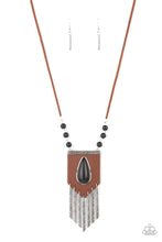 Load image into Gallery viewer, oak-sisters-jewelry-enchantingly-tribal-black-necklace-paparazzi-accessories-by-lisa
