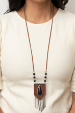 Load image into Gallery viewer, Paparazzi 🔆 Enchantingly Tribal - Black Necklace
