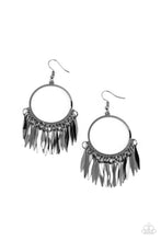 Load image into Gallery viewer, oak-sisters-jewelry-radiant-chimes-black-earrings-paparazzi-accessories-by-lisa
