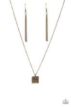 Load image into Gallery viewer, oak-sisters-jewelry-chaos-coordinator-brass-necklace-paparazzi-accessories-by-lisa
