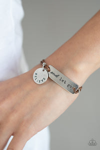 Paparazzi 🔆 Believe and Let Go - Brown Bracelet