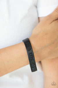 Paparazzi 🔆 Life is Tough - Black Bracelet