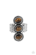 Load image into Gallery viewer, oak-sisters-jewelry-peaceful-paradise-brown-ring-paparazzi-accessories-by-lisa
