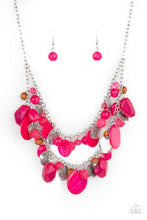 Load image into Gallery viewer, oak-sisters-jewelry-spring-goddess-pink-necklace-paparazzi-accessories-by-lisa
