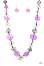 Load image into Gallery viewer, oak-sisters-jewelry-seashore-spa-purple-necklace-paparazzi-accessories-by-lisa
