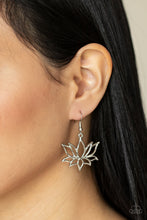 Load image into Gallery viewer, Paparazzi 🔆 Lotus Ponds - Silver Earrings
