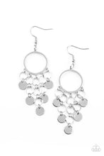 Load image into Gallery viewer, oak-sisters-jewelry-cyber-chime-silver-earrings-paparazzi-accessories-by-lisa
