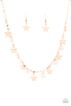 Load image into Gallery viewer, oak-sisters-jewelry-starry-shindig-copper-necklace-paparazzi-accessories-by-lisa
