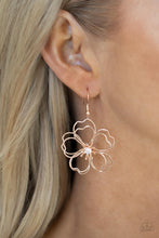 Load image into Gallery viewer, Paparazzi 🔆 Petal Power - Rose Gold Earrings
