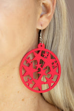 Load image into Gallery viewer, Paparazzi 🔆 Cosmic Paradise - Red Earrings
