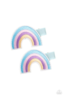 oak-sisters-jewelry-follow-your-rainbow-blue-hair clip-paparazzi-accessories-by-lisa