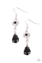 Load image into Gallery viewer, oak-sisters-jewelry-graceful-glimmer-black-earrings-paparazzi-accessories-by-lisa
