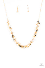 Load image into Gallery viewer, oak-sisters-jewelry-starry-anthem-gold-necklace-paparazzi-accessories-by-lisa
