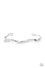 Load image into Gallery viewer, oak-sisters-jewelry-twisted-twinkle-white-bracelet-paparazzi-accessories-by-lisa
