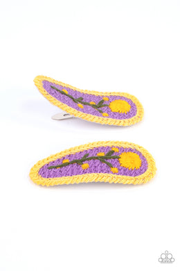oak-sisters-jewelry-bloom-loom-purple-hair clip-paparazzi-accessories-by-lisa