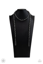 Load image into Gallery viewer, Paparazzi 🔆 SCARFed for Attention - Gunmetal Necklace
