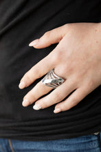 Load image into Gallery viewer, Paparazzi 🔆 Encrypted Edge - Silver Ring
