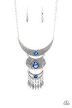 Load image into Gallery viewer, oak-sisters-jewelry-lunar-enchantment-blue-necklace-paparazzi-accessories-by-lisa
